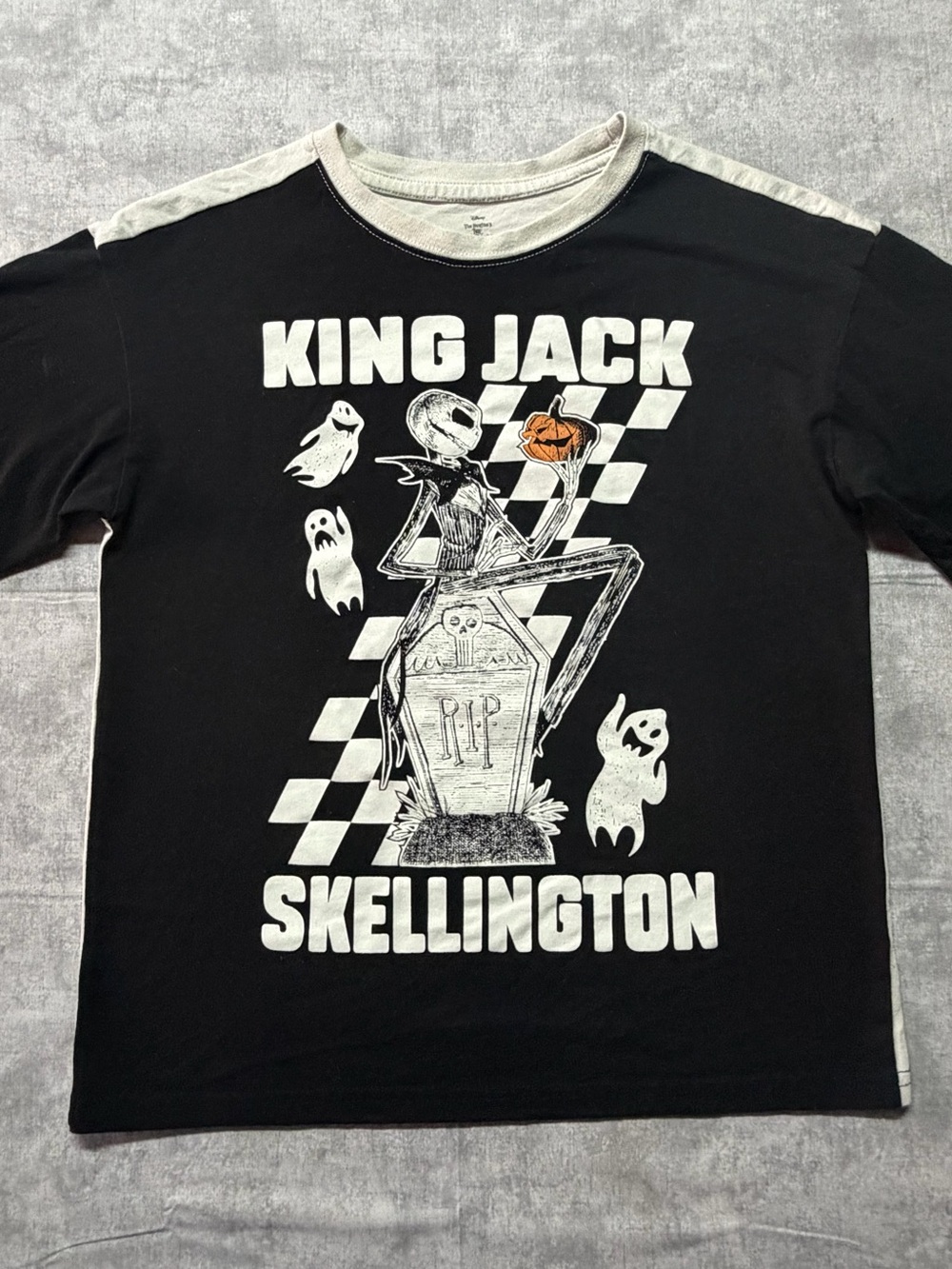Disney Nightmare Before Christmas King Jack Skellington Graphic Kids Size 10/12